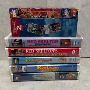 8 Vintage VHS Tapes